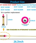 Upgrade OEM Suspension Rods DC97 16350U And DC97 16350T For Washing Machines Boost Durability, Quiet Operation, And Fitment Across WA50R5200AW US WA50R5200AV A4 WA45T3400AV A4 WA45T3400AP A4 WA45N3050AW A4 WA45T3200AW A4 WA50R5400AW. 26.3-inch washer suspension rod, stainless steel, 4-pack.