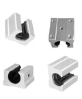 Top Notch High Precision Linear Guide Rail Kit Sbr 10 12 16 20 Uu Smooth Bearing Sliders For 3D Printers And Cnc Machines Super Fast Motion, aluminum linear bearing blocks