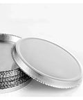 Disposable Laboratory Weighing Pan For Moisture Analysis Aluminum Foil Sample Pan 90mm Diameter 50 Pcs Per Box Pro Grade