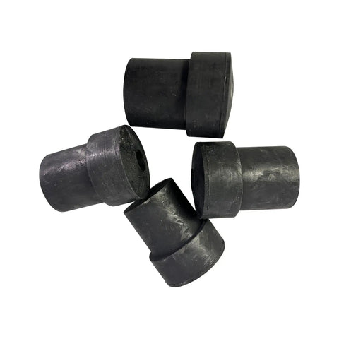 Rubber bushings from Beefed Up Rear Spring Shackle And Bushing Kit For 1968 To 1981 Camaro And Firebird 2 Piece Set Easy Install Durable