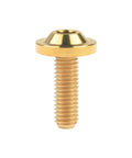 Beefy Titanium M5x15mm Torx Head Bolt Set Gold For Bicycle And Motorcycle Built Tough With Grade 5 6AL 4V Titanium Alloy
