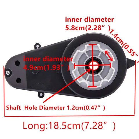 12V 40,000 RPM gearbox drive engine dimensions for kids ride on cars and motorcycles RS550 electric motor with gear box