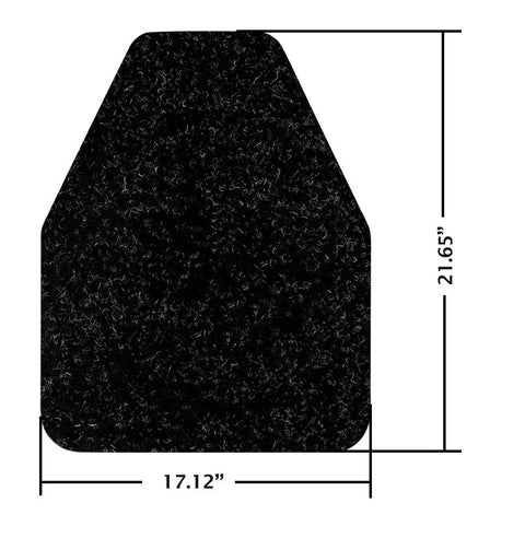 Men Urinal Mats Twelve Pack For Bathroom Non Slip Floor Pads Black Rectangular 17x21 Inches Anti Slip Ultra Absorbent