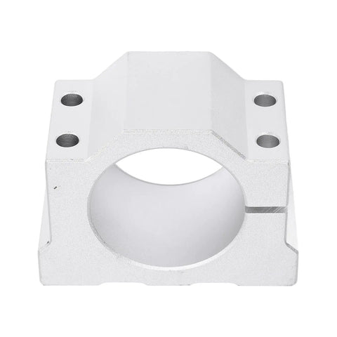 Solid As A Rock 45mm Spindle Clamp Motor Bracket For Cnc Routers Machined From Premium Aluminum Alloy showing top view with mounting holes.