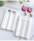 Pro Polymer Clay Bead Roller And Hole Maker Kit For Earrings And Jewelry Making, Teardrop Bead Shaping Tool with molds and earrings