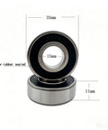 Sweet 10 Pack Of 6202-2RS Deep Groove Ball Bearings In 15x35x11mm Size That Are Double Rubber Sealed Chrome Steel Gems