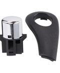 Top Pick Shifter Handle Button Repair Kit With Side Plate And Spring For Honda Civic Dlx Lx Ex Exl 2003 To 2005 Smooth Install No Tools Needed Black Plastic Complete Parts Swap Made Easy chrome button and black side plate