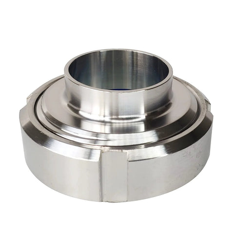 Lozome 1-1/2 in weld union sight glass, 304 stainless steel sanitary viewing fitting