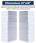 Bulk 500 Pack White Shop Towels Reusable And Washable For Commercial Use In Auto Shops Garages Restaurants Warehouses And Labs