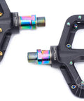 Titanium Alloy Pedal Extenders With Hollow Spacers 16/20 Mm Waterproof Anti Rust Left Right Marked For 9/16 Inch Threaded Pedals