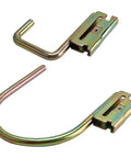 8 Piece Heavy Duty E Track Hooks Set J And L Style For Cargo Tie Downs In Trucks Trailers And Vans With Spring Fittings Rust Resistant Steel Hangers For E Track And X Track Systems Gold