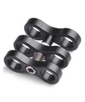Aluminum Ball Joint Clamp For Underwater Light Arms And Camera Mounts, 360 Degree Clip Bracket Holder side view