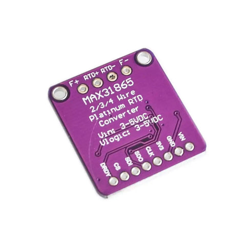 PT100 MAX31865 RTD Temperature Sensor Amplifier Module For Arduino And Raspberry Pi With 3 Or 4 Wire RTD Support 3.3V Regulator