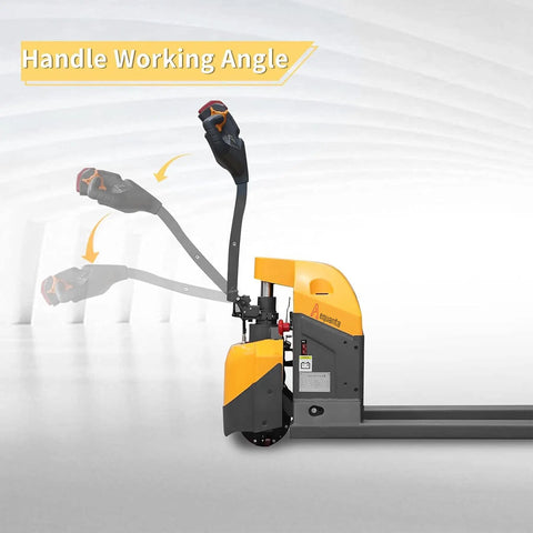 No Sweat Full Electric Pallet Jack With 4400 Lb Capacity And 7.3 Inch Lift Height Built Tough For Tight Spaces And Heavy Duty Logistics Hauling