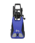 Front view of Beast Mode Portable Pressure Washer 1900 PSI 1.51 GPM 14 Amp with onboard storage and trolley