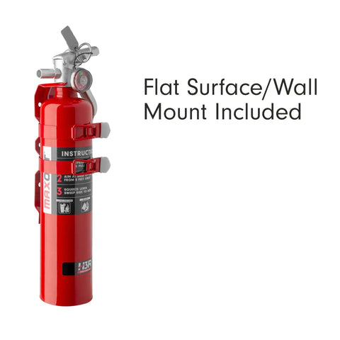 Top Shelf 2.5 Lb Abc Dry Chemical Fire Extinguisher For Cars Trucks Rvs And Boats With Heavy Duty Mounting Bracket Ul Listed And Uscg Certified Bad Ass Ride Safe Backup Gear