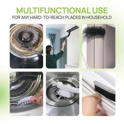 All In One Washing Machine And Dryer Vent Cleaning Kit With Long Handle Brushes cleaning various household areas