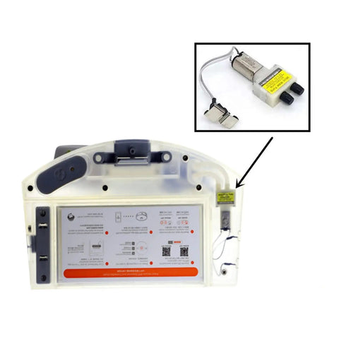 Zero Sweat Water Tank Pump Motor Replacement Compatible With Roidmi Eve Plus Robot Vacuum Cleaners, showing motor inside water tank.