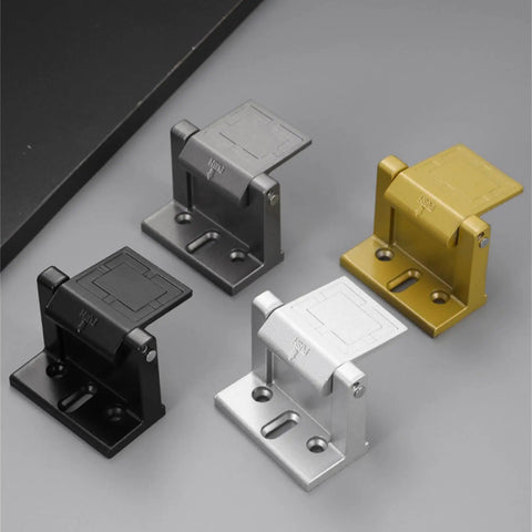 Heavy Duty Door Catch Secures Barns And Garages Easy Install Aluminum Lock For Privacy Bathroom Windows Home Safety Upgrade That Slays in various colors.