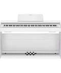 Privia PX-870 88-Key Weighted Digital Piano With Scaled Hammer Action, Tri-Sensor II Touch, Elegant White Console, front view