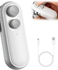 Rechargeable 2 In 1 Bag Sealer With Cutter And Magnet, Portable USB Powered Heat Sealing Device, includes USB cable