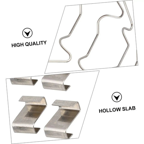 Garden Fixed Buckle Glazing Clips Set For Greenhouses With W Wire Overlap Clips For Glass Panes Edge Holders And Rust Resistant Spring Wire Repair Kit For Farm Garden DIY Projects And Plant Accessories
