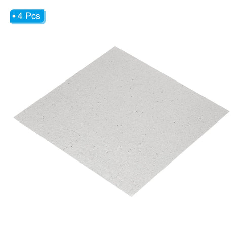 Image of 4 Pack 5.1 Inch Microwave Waveguide Cover Mica Sheets Replacement 0.4mm Thick, universal fit, durable, easy to install.