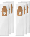 6 Pack Replacement Type Q HEPA Vacuum Bags For Hoover Platinum Upright UH30010, showing front view of six white bags