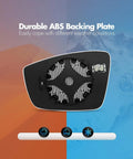 Back view of Passenger Side Power Heated Exterior Mirror Replacement For Volkswagen VW Passat Jetta Beetle 2011 2018 with durable ABS backing plate