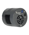 605MC Telescope Camera With IMX533 Sensor, Cooled Monochrome CMOS, rear view showing USB and power ports for deep sky astrophotography