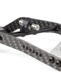 Adjustable Carrier Bearing For 70mm Width Transfer Case CNC Machined Aluminum Alloy Dual Sealed Bearings Stainless Shaft Ideal For One Tenth RC Crawler LCG Chassis Cheater Rigs And Comp Builds Black on carbon frame