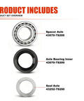 Rear Axle Shaft Wheel Bearing Inner Spacer And Oil Differential Seal Kit For Titan 2004-2007, Frontier 2005-2017, Xterra 2006-2015