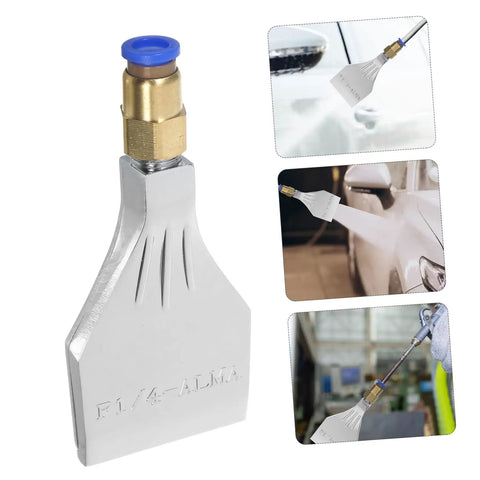 Abaodam Industrial Aluminum Alloy Air Blow Nozzle Diffuser For Quick Moisture Removal And Efficient Drying on a compressor attachment.