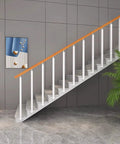 Dang Tough 37 Inch Side Mount Stair Railings And Pre Drilled Deck Balusters With Full Screw Kit For No Sweat Indoor Outdoor Porch Staircase And Pool Railing Setup on modern staircase.