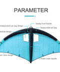 Inflatable Wing Surf Kite For Wind Wing Foiling And Kitesurfing, Easy Carry With Storage Bag, Durable 5 Square Meter Wing