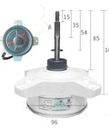 Variable Frequency DC Brushless External Fan Motor FW30J-ZL ZWS30-J 310V For Air Conditioners with dimensions shown