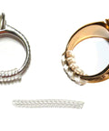 Invisible Silicone Ring Sizers Kit With Three Universal Sizes For Quick Resize In Under 30 Seconds No Fuss Easy Reusable Unisex Resizer