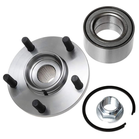 Beefy Front Wheel Bearing And Hub Assembly Kit For Nissan Altima 2002 2006 V6 3.5L Maxima 2000 2008 Infiniti I30 5 Lug 518516 X2