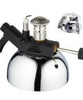 Mini Butane Burner Portable Gas Stove With Aluminum Rack For Outdoor Camping And Home Science Experiments, 1300 C Heating