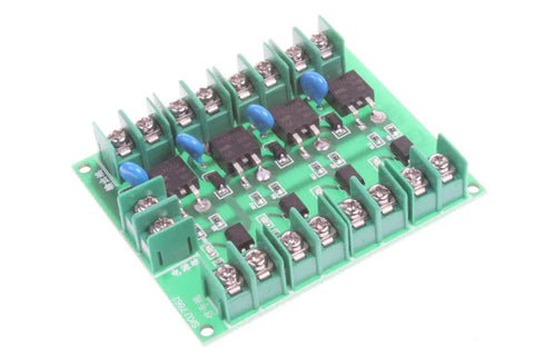 4 Channel FET Module for DC Control With Isolated Input And Output MOS Electronic Switch Board 5V To 36V Compatible
