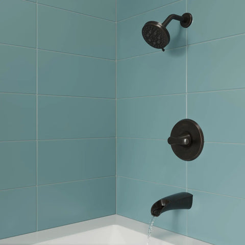 Jaida Tub And Shower Trim Kit With Restore Technology, Valve And Cartridge Included, One Handle, Tuscan Bronze Finish, Model 8P8WS2JDSY