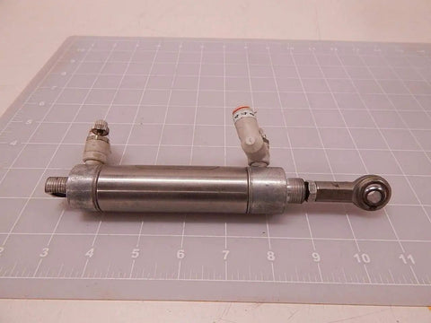 Industrial Workhorse Hydraulic Cylinder Featuring A Two Inch Stroke And One Zero One Sixteenths Inch Bore Built Tough For Garage Projects And Ready To Crush Heavy Loads Daily