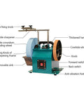 Electric Knife Sharpener Wet Stone Grinder Two Direction Multi Purpose Bench Tool With Ergonomic Handle and Durable Build, detailed view showing features and components.