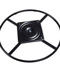Bulletproof Heavy Duty 25.5 Swivel Chair Base Replacement Fits Recliners And Sofas Slick 360 Spin Steel Mount Plate Matte Black from above.