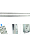Beefy 56 Inch Heavy Duty Drawer Slides With 500 Pound Capacity Locking Full Extension Ball Bearing Rails for tool chests