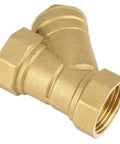 Y Shaped Brass Water Filter Adapter For Reverse Osmosis Systems Rustproof Pipe Connector in threaded design