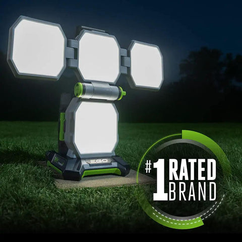 Rechargeable Portable Work Light Up To 10,000 Lumens With 360-Degree Folding Panels, 5 Brightness Levels, USB A Port featured on grass