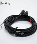 Packing image of Inductive Proximity Sensor Switch For Small Motion Projects, Dope ABS Housing, Top Sensing, 3mm Range, 10-30V DC, PNP NO Output, Non-Flush Mount, 1.2m Cable, 50Hz, Smart Interruptor For DIY Automation And Quick, Dependable Switching.