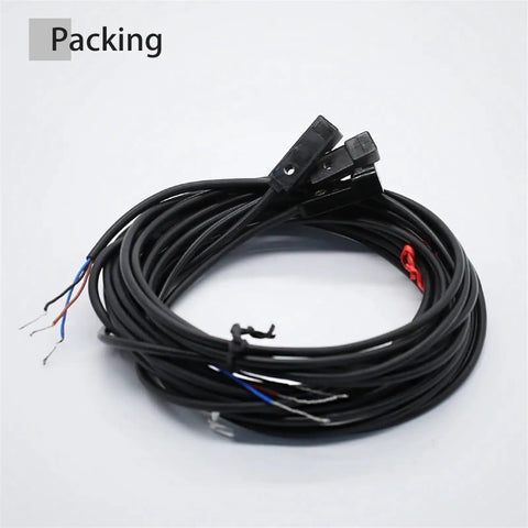Packing image of Inductive Proximity Sensor Switch For Small Motion Projects, Dope ABS Housing, Top Sensing, 3mm Range, 10-30V DC, PNP NO Output, Non-Flush Mount, 1.2m Cable, 50Hz, Smart Interruptor For DIY Automation And Quick, Dependable Switching.