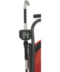 Heavy Duty Pneumatic Oil Pump Kit With 50 Foot Retractable Air Hose Reel 3.7 GPM digital display and nozzle for fluid transfer